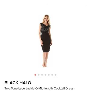 Black Halo Jackie O dress